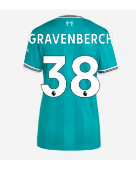 Billige Fotballdrakt Liverpool Ryan Gravenberch #38 Replika Tredjedrakt Dame 2025-26 Kortermet